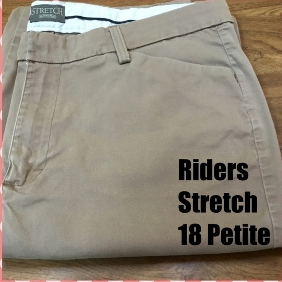Plus Size Petite Lee Riders Stretch Pants Womens Trousers Ladies Slacks Size 18 - Picture 1 of 8